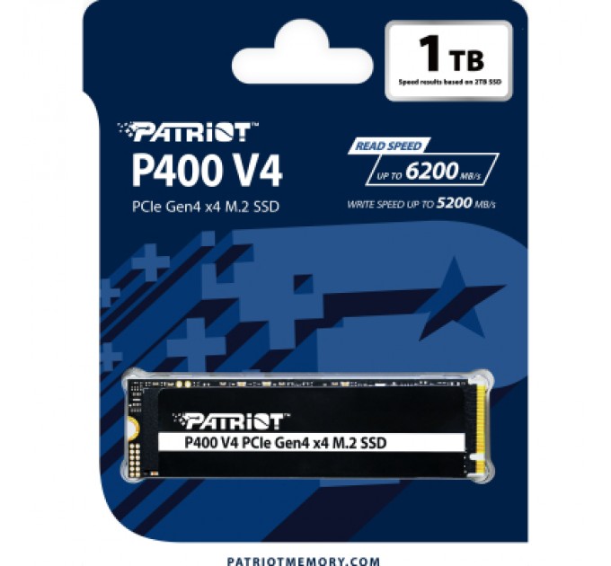 Накопичувач SSD M.2 2280 1TB P400 Patriot (P400VP1TBM28H)