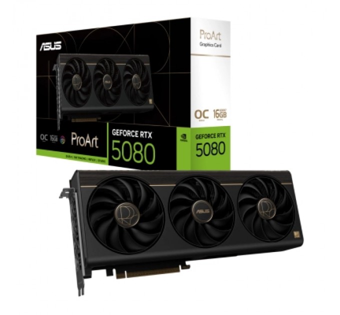 Відеокарта ASUS GeForce RTX5080 16GB PROART OC (PROART-RTX5080-O16G)