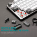 Aula Клавіатура Aula F3287 Keycap KRGD Blue USB UA Grey/White (6948391240954)