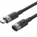 Дата кабель USB-C M/F 1.0m 100W 10Gbps 4K60Hz VENTION (TRFBF)