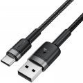 Дата кабель USB 2.0 AM to USB-C 1.2m 60W black Acefast (6974316285144)