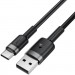 Дата кабель USB 2.0 AM to USB-C 1.2m 60W black Acefast (6974316285144)