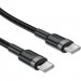 Дата кабель USB-C to USB-C 1.2m 60W black Acefast (6974316285137)