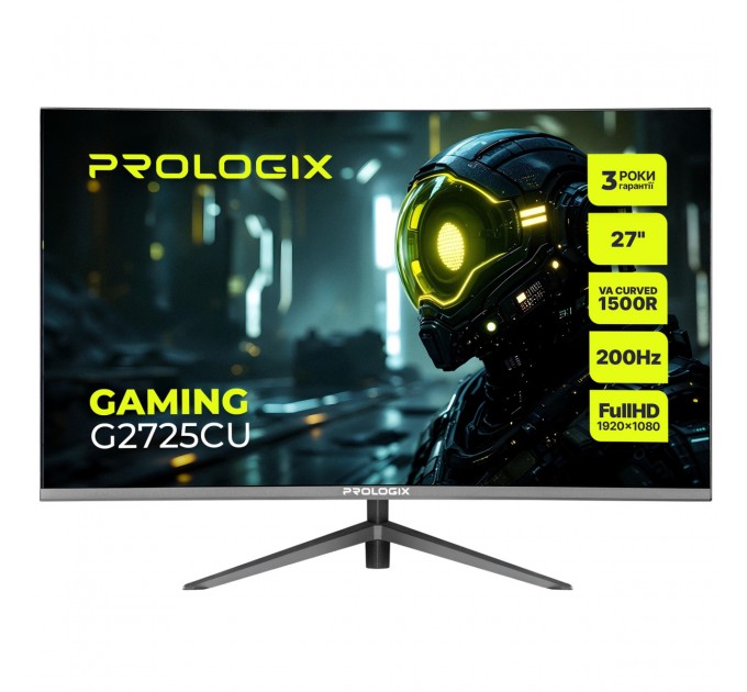 Монітор Prologix Gaming 27" G2725CU VA Black Curved 200Hz