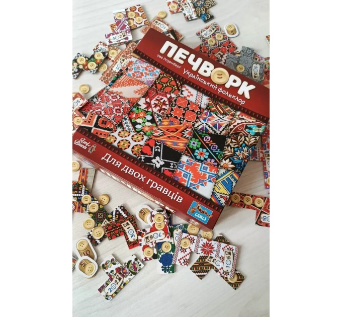 Настільна гра Lord of Boards Печворк. Український фольклор (LOB2412UA)