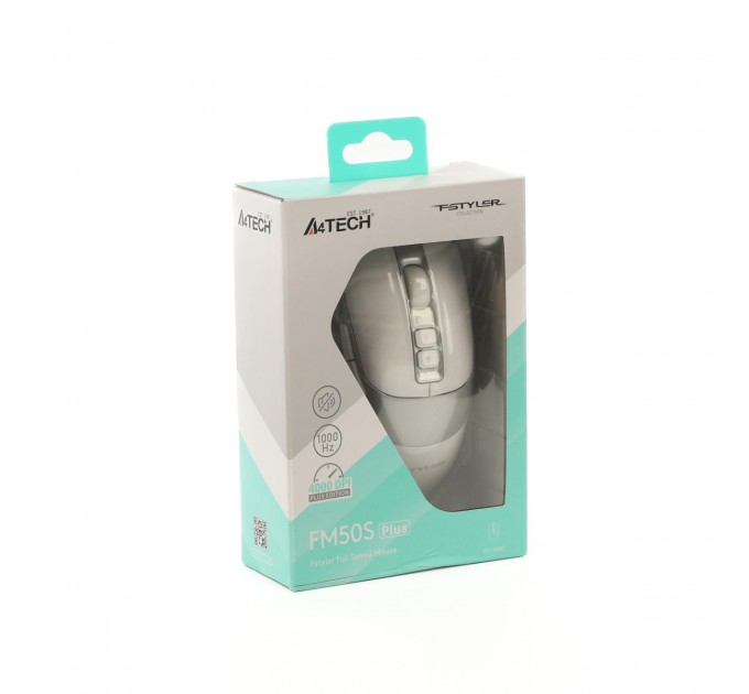 Миша A4Tech Fstyler FM50S Plus White