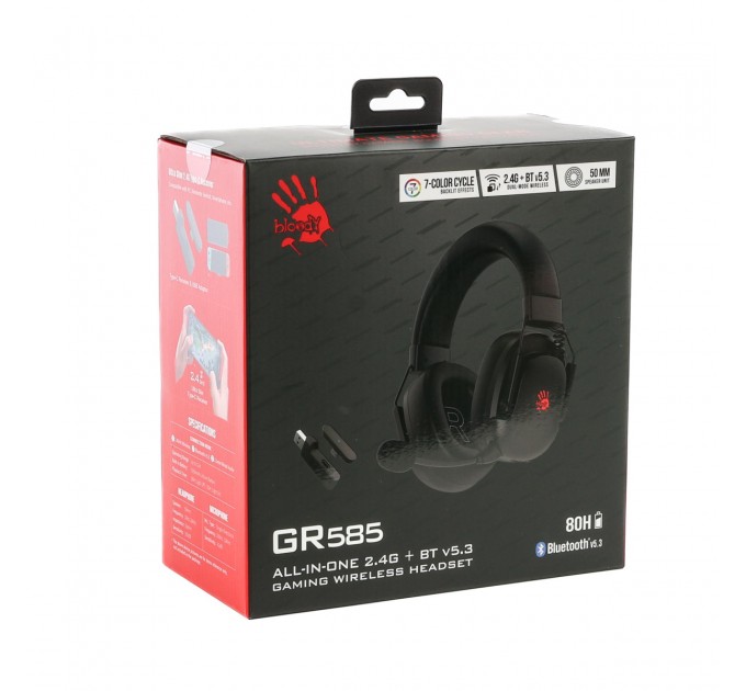 Bluetooth-гарнітура Bloody GR585 Black