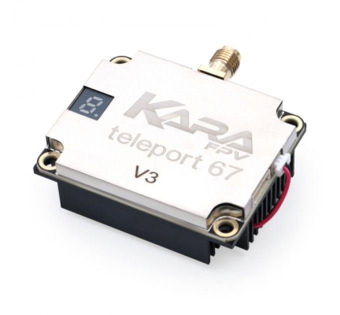 Відеопередавач (VTX) KaraFPV Teleport67 4W 6.1-7.2G V3 (TX6704IV3)