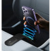 Baseus Універсальний автотримач Baseus C02 Pro Series Magnetic Wireless Charging Car Mount Cluster Black (C40156000111-00)