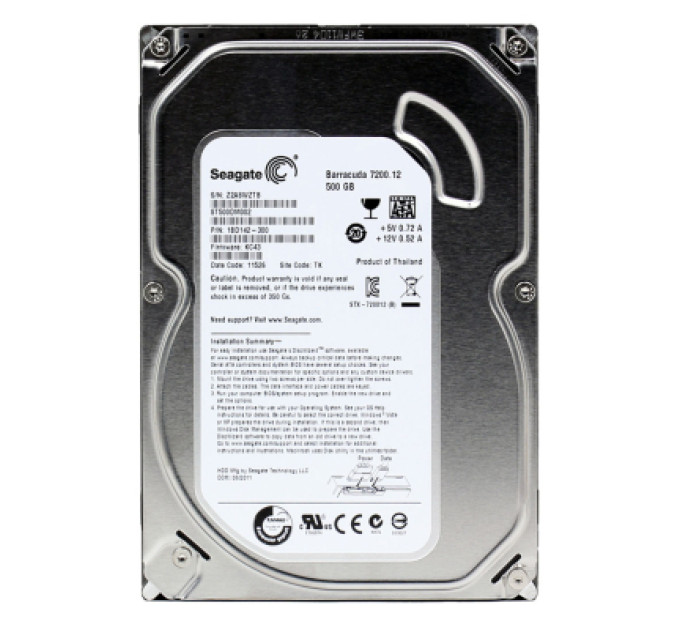 Seagate Жорсткий диск 3.5"  500GB Seagate (ST500DM002)