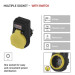 EMOS Розетка EMOS 16A 250V IP44 одинарна (P00292)