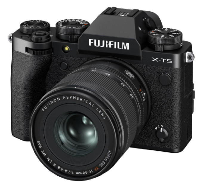Fujifilm Цифровий фотоапарат Fujifilm X-T5 + XF16-50mmF2.8-4.8 R LM WR Kit Black (16939306)