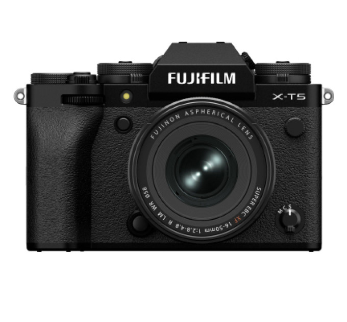 Fujifilm Цифровий фотоапарат Fujifilm X-T5 + XF16-50mmF2.8-4.8 R LM WR Kit Black (16939306)