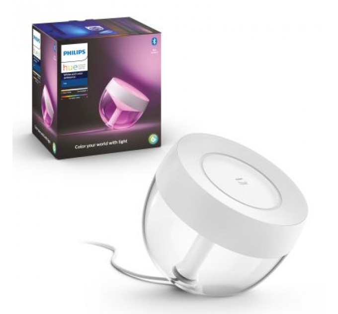 Настільна лампа Philips Hue Iris, Color, BT, DIM, біла (929002376101)