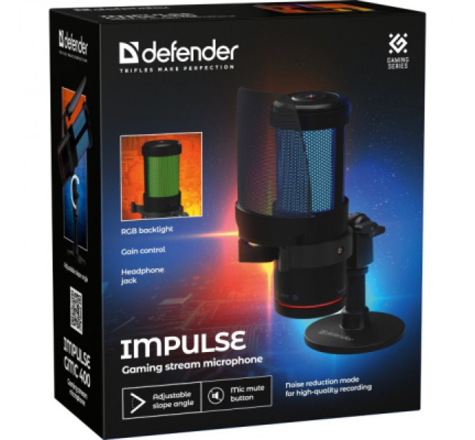 Мікрофон Defender Impulse GMC 400 USB Black (64240)
