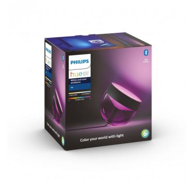 Настільна лампа Philips Hue Iris, Color, BT, DIM, чорна (929002376201)