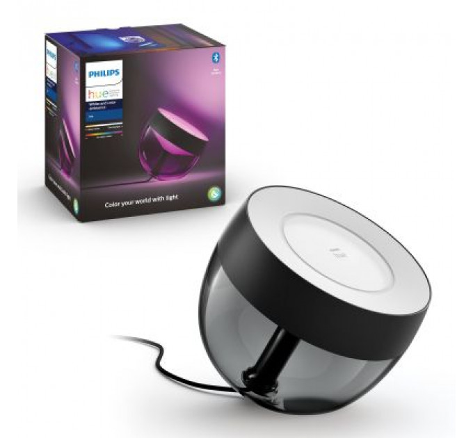 Настільна лампа Philips Hue Iris, Color, BT, DIM, чорна (929002376201)
