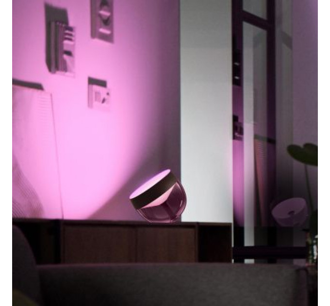 Настільна лампа Philips Hue Iris, Color, BT, DIM, чорна (929002376201)