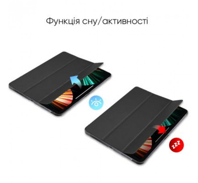 Чохол до планшета AirOn Premium Samsung Galaxy Tab A7 LITE T220/T225 Black + film (4822352781064)