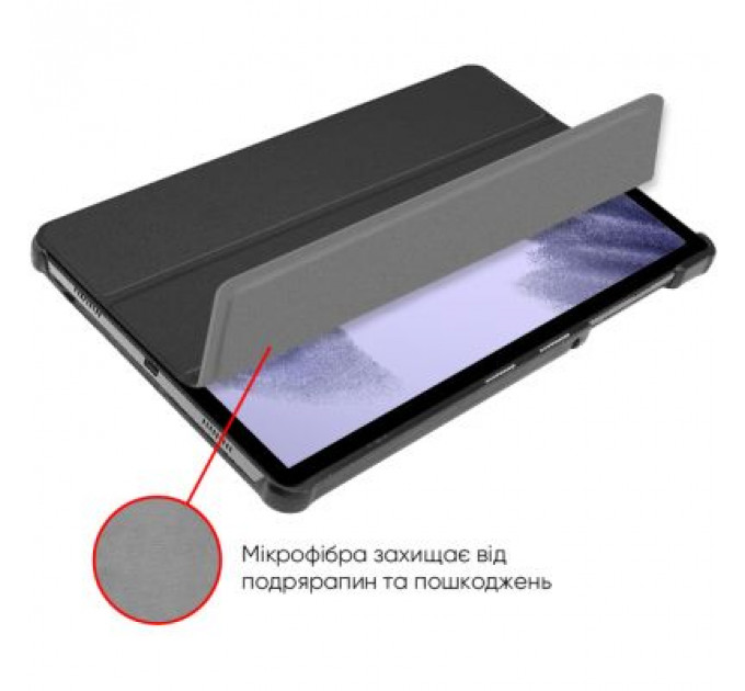 Чохол до планшета AirOn Premium Samsung Galaxy Tab A7 LITE T220/T225 Black + film (4822352781064)