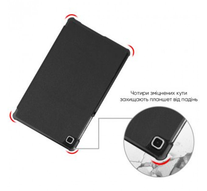 Чохол до планшета AirOn Premium Samsung Galaxy Tab A7 LITE T220/T225 Black + film (4822352781064)