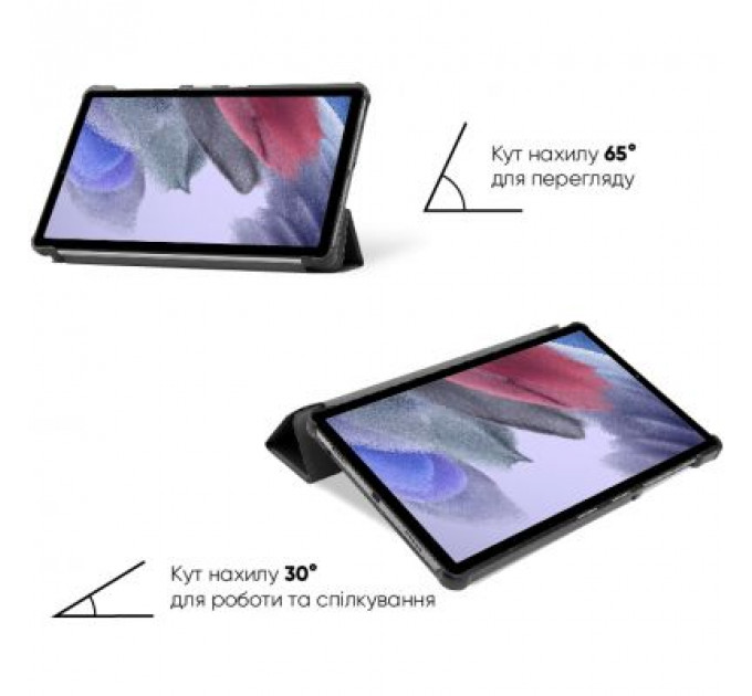 Чохол до планшета AirOn Premium Samsung Galaxy Tab A7 LITE T220/T225 Black + film (4822352781064)