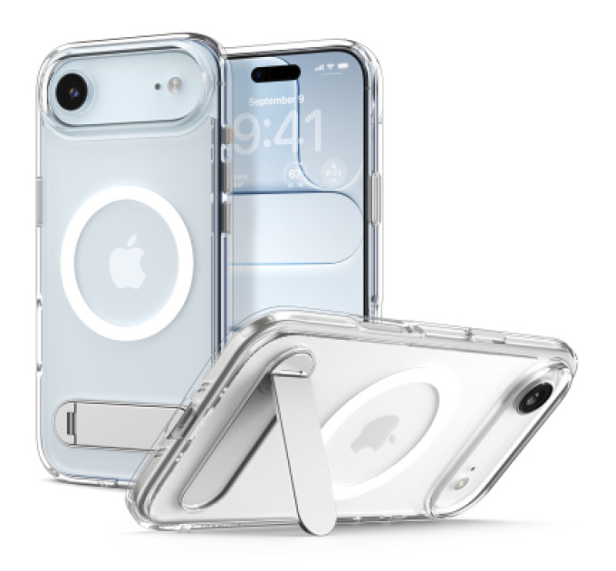 Spigen Чохол до мобільного телефона Spigen Ultra Hybrid S MagFit iPhone 17 Air Clear White (ACS09926)