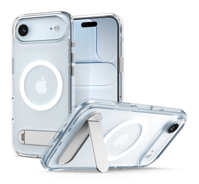 Spigen Чохол до мобільного телефона Spigen Ultra Hybrid S MagFit iPhone 17 Air Clear White (ACS09926)