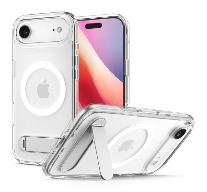 Spigen Чохол до мобільного телефона Spigen Ultra Hybrid S MagFit iPhone 17 Air Clear White (ACS09926)