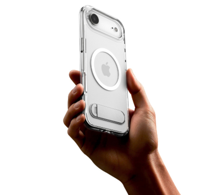 Spigen Чохол до мобільного телефона Spigen Ultra Hybrid S MagFit iPhone 17 Air Clear White (ACS09926)