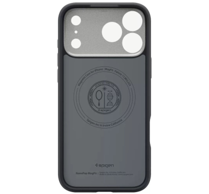 Spigen Чохол до мобільного телефона Spigen Nano Pop MagFit iPhone 17 Pro Max Black Sesame (ACS10262)