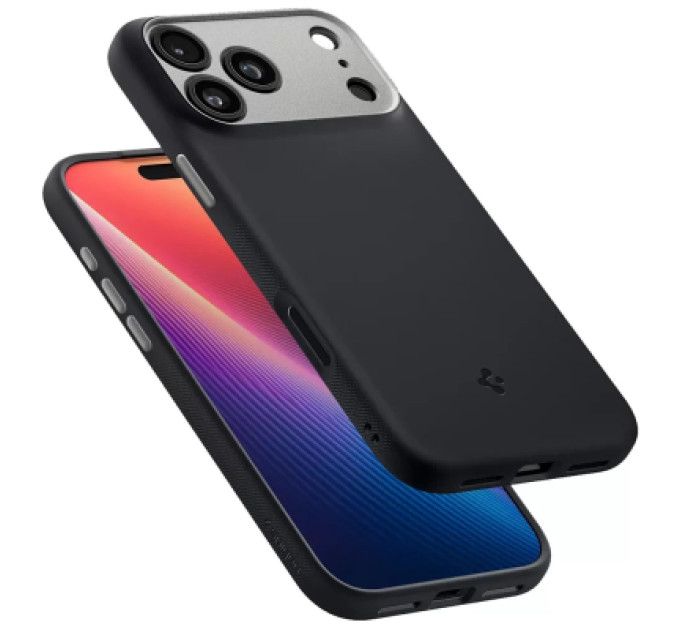 Spigen Чохол до мобільного телефона Spigen Nano Pop MagFit iPhone 17 Pro Max Black Sesame (ACS10262)