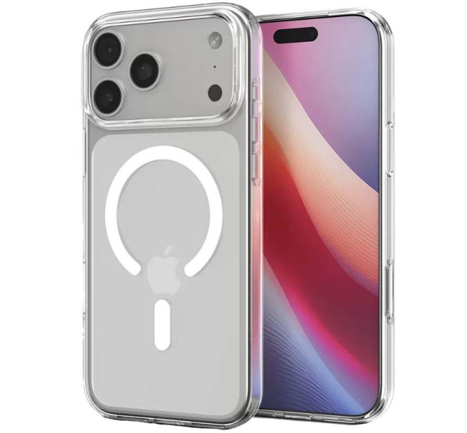 Spigen Чохол до мобільного телефона Spigen Liquid Crystal MagFit iPhone 17 Pro Clear White (ACS10396)