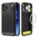 Spigen Чохол до мобільного телефона Spigen Rugged Armor MagFit iPhone 17 Pro Matte Black (ACS10329)