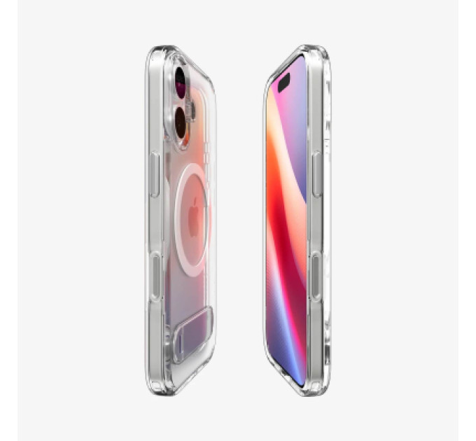 Spigen Чохол до мобільного телефона Spigen Ultra Hybrid S MagFit iPhone 17 Clear White (ACS09981)