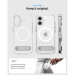 Spigen Чохол до мобільного телефона Spigen Ultra Hybrid S MagFit iPhone 17 Clear White (ACS09981)