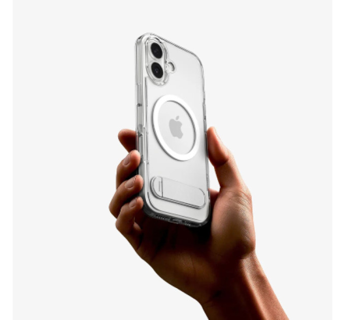 Spigen Чохол до мобільного телефона Spigen Ultra Hybrid S MagFit iPhone 17 Clear White (ACS09981)
