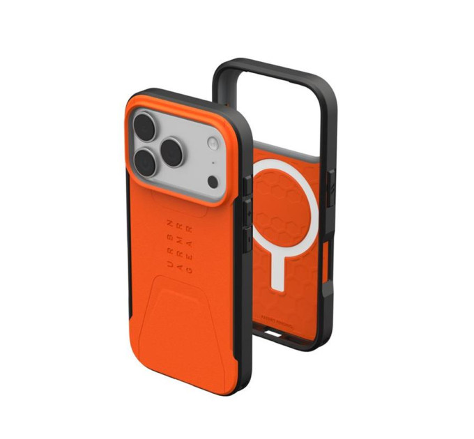 UAG Чохол до мобільного телефона UAG Civilian MagSafe iPhone 17 Pro Orange (114545119797)