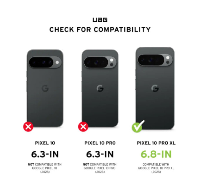 UAG Чохол до мобільного телефона UAG Scout Google Pixel 10 Pro XL Black (614466114040)