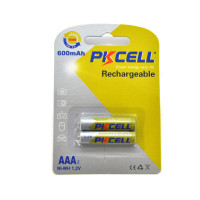Акумулятор AAA R03 600mAh 1.2V NiMH Rechargeable Battery, 2шт/бл PkCell (PC/AAA600-2BR)