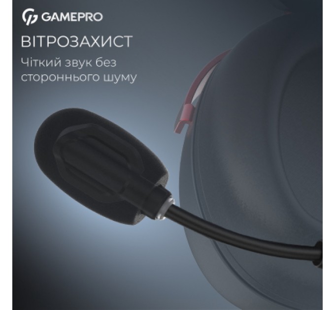 Навушники GamePro Asgard Freya Pro Wireless Black/Red (HSW201BR)