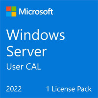 ПЗ для сервера Microsoft Windows Server 2022 CAL 1 User англ, ОЕМ без носія (R18-06448)