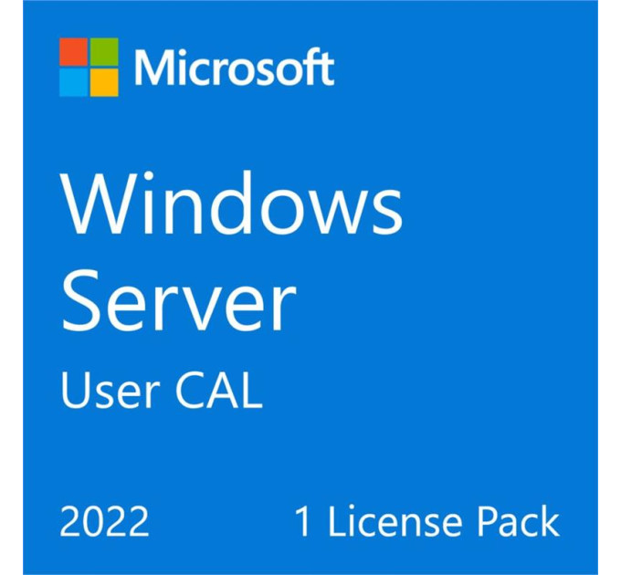 Microsoft ПЗ для сервера Microsoft Windows Server 2022 CAL 1 User англ, ОЕМ без носія (R18-06448)