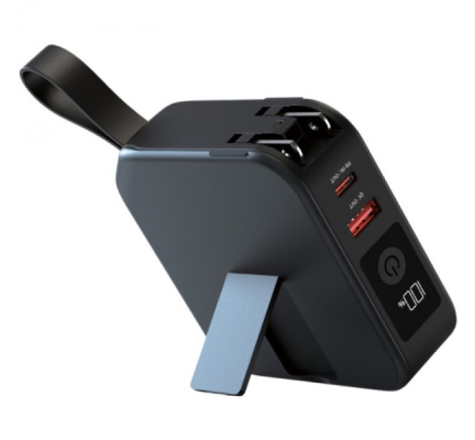 Батарея універсальна Energizer Magnetic Wireless 10000mAh 20W PD, AC зарядка, QI/15W, built-in USB-C (QM10001AC)