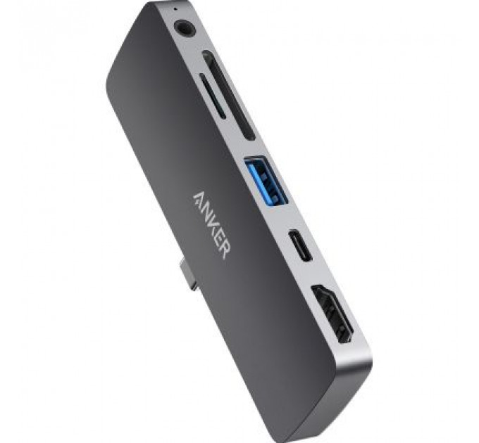 Концентратор Anker PowerExpand Direct 6-in-1 USB-C PD Media Hub (Gray) (A83620A1)