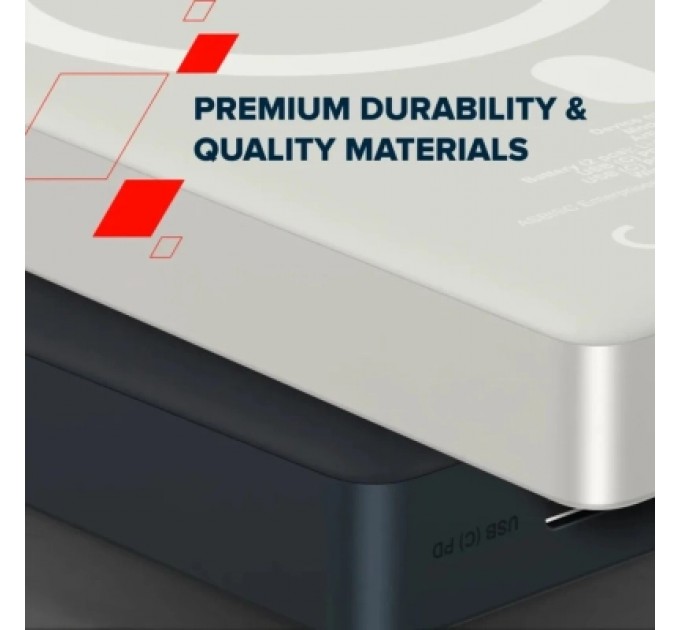 Батарея універсальна Canyon 10000mAh OnPower 511 PD20W Magnetic wireless MagSafe Grey (CNS-CPB511G)