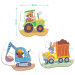 DoDo Пазл DoDo 3 в 1 Транспорт (300392)