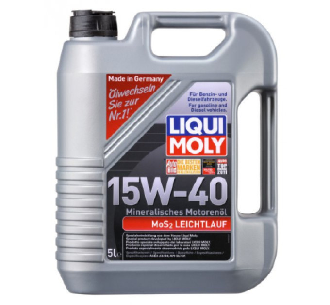 Liqui Moly Моторна олива Liqui Moly MoS2 Leichtlauf SAE 15W-40 5л. (2571)