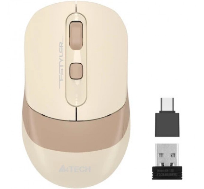 Мишка A4Tech FG10CS Air Wireless Cafe Latte (4711421992022)