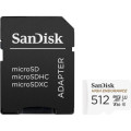 SanDisk Карта пам'яті SanDisk 512GB microSDXC High Endurance UHS-I U3 V30 + SD adapter (SDSQQNR-512G-GN6IA)